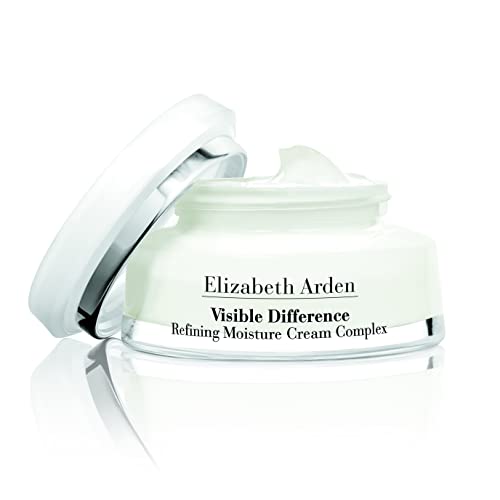 Elizabeth Arden Visible Difference Refining Moisture Cream Complex for Face 75ml Rich Emollient Formula for Anti-Ageing & Tired Skin Unisex