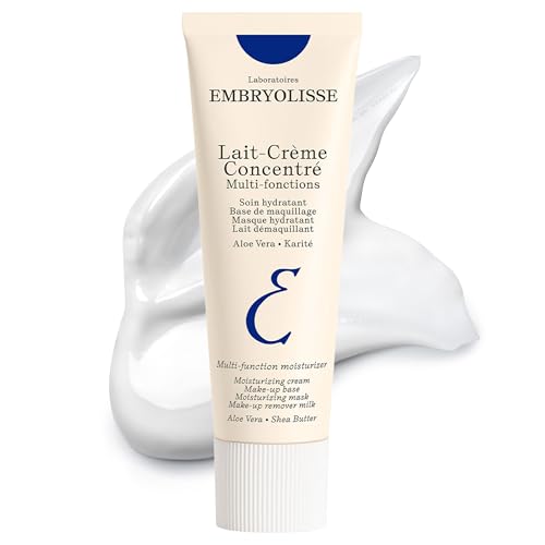 Embryolisse - Lait-Crème Concentré - 3 in 1 Multifunction Moisturiser - Primer, Moisturiser, and Make-up Remover - Moisturises, Nourishes and Repairs the Skin - Satin Finish - 30ml